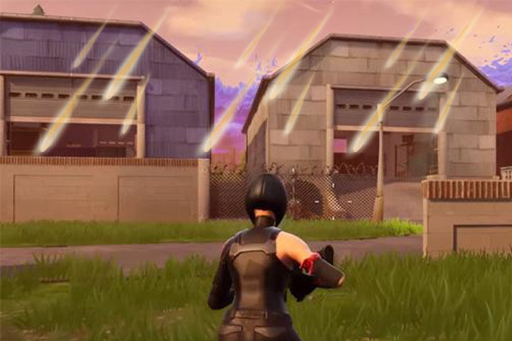 Fortnite : La météorite pourrait toucher Dusty Depot, saison 4